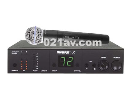 上海视听网--SHURE无线话筒系列产品:舒尔无线话筒 SHURE UC24/BETA58