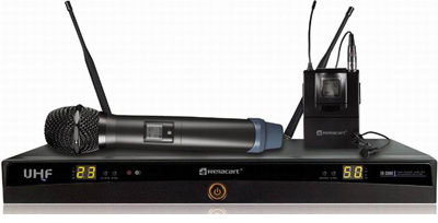 上海视听网--RELACART无线话筒系列产品:RELACART 力卡 UHF无线麦克风 ER3300
