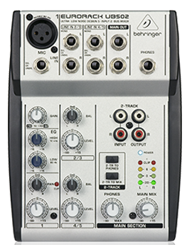 上海视听网-百灵达小型调音台 Behringer EURORACK UB502