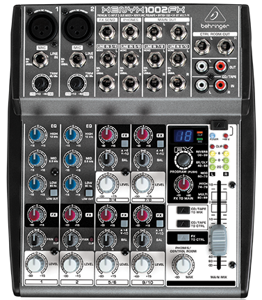 上海视听网-百灵达XENYX系列调音台 Behringer XENYX 1002FX