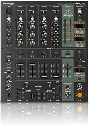 上海视听网-百灵达DJ调音台 Behringer PRO MIXER DJX900USB