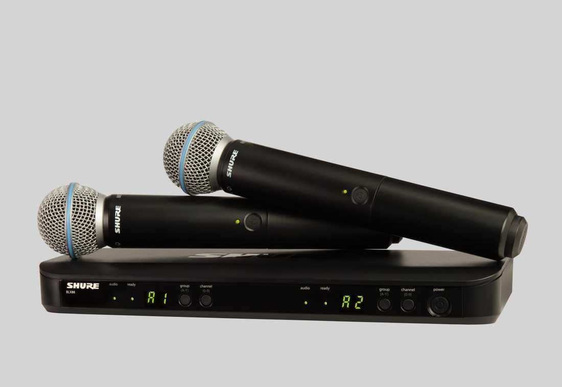 上海视听网--SHURE无线话筒 舒尔无线话筒 SHURE BLX288/BETA58A