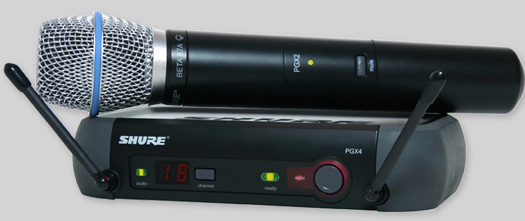 上海视听网--SHURE无线话筒系列产品:舒尔无线话筒 SHURE PGX24/BETA 87A