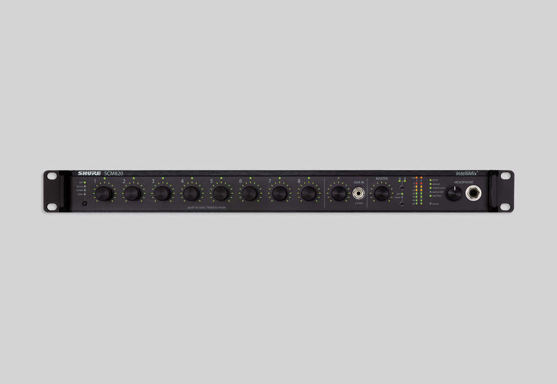 Shure,舒尔数字式自动混音器 SHURE SCM820