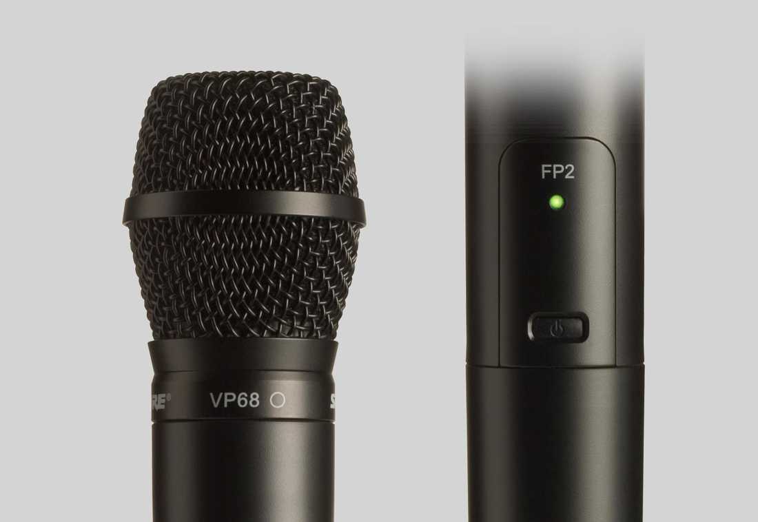 上海视听网--SHURE无线话筒 舒尔无线话筒 SHURE FP2/VP68