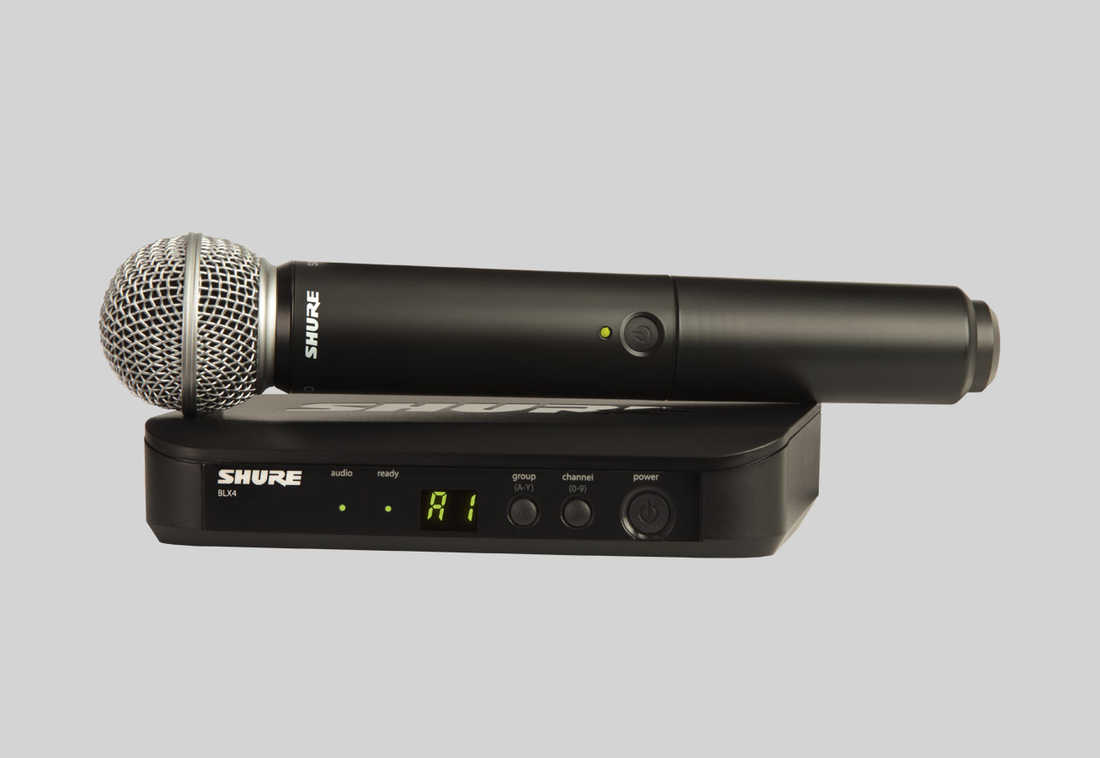 上海视听网--SHURE无线话筒 舒尔无线话筒 SHURE BLX24/SM58